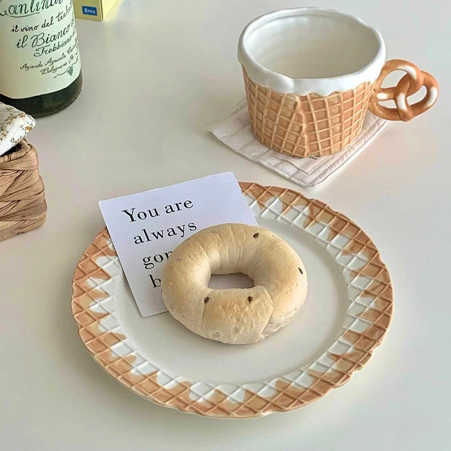 可愛餅乾色系點心圓盤/ 3色