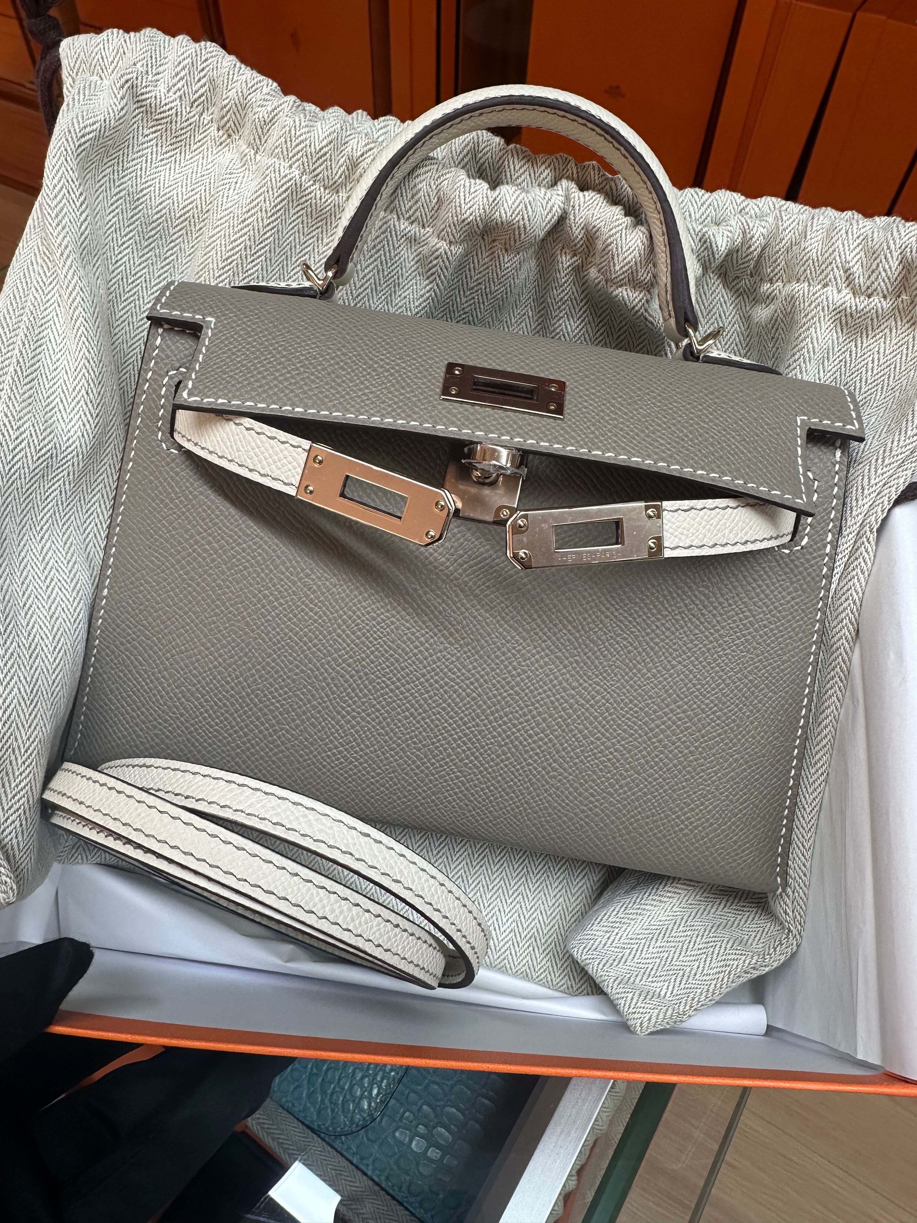 Kelly mini II M8 gris asphalt/ 10 craie cp epsom B