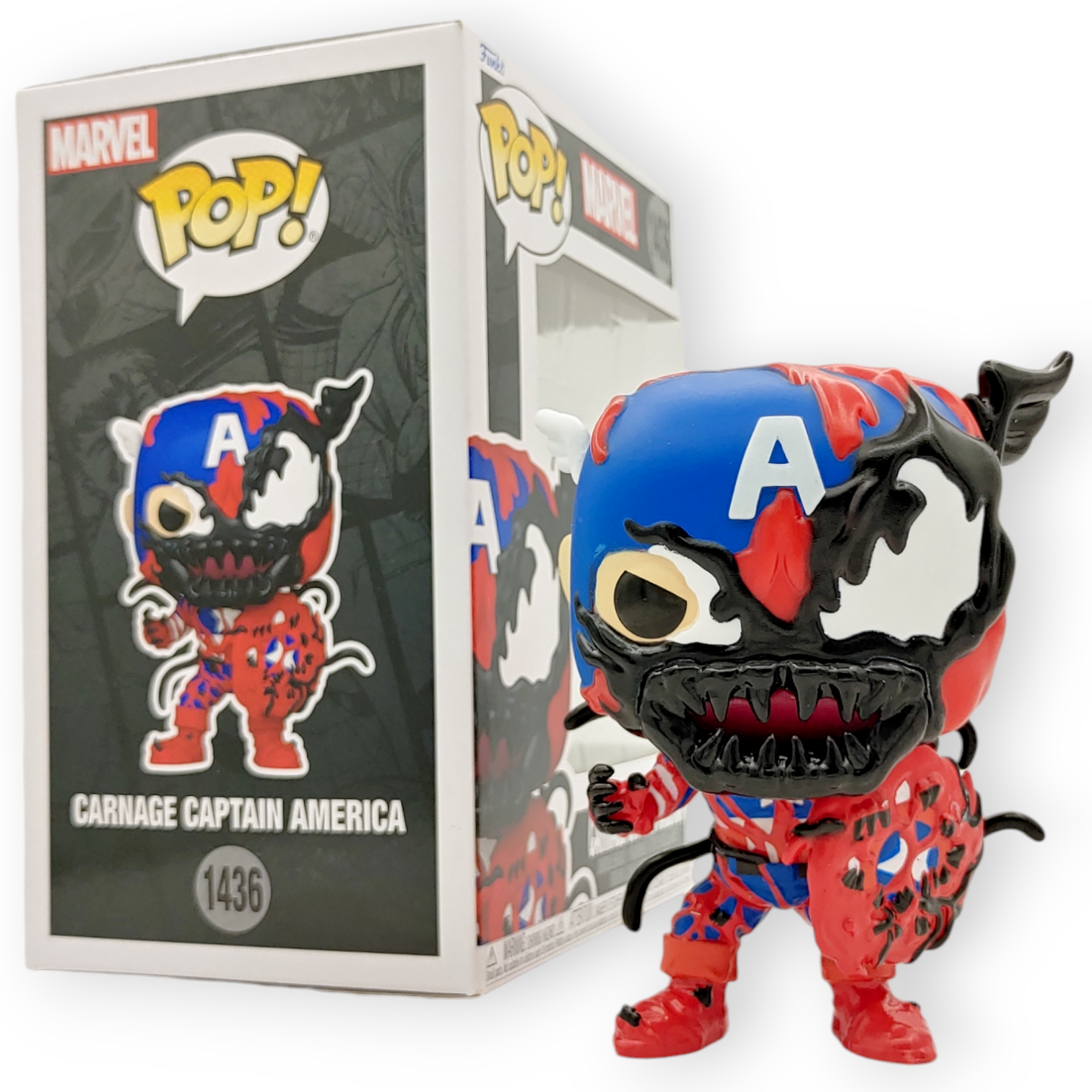 FUNKO POP<Marvel>血蜘蛛_美國隊長共生體-No.1436