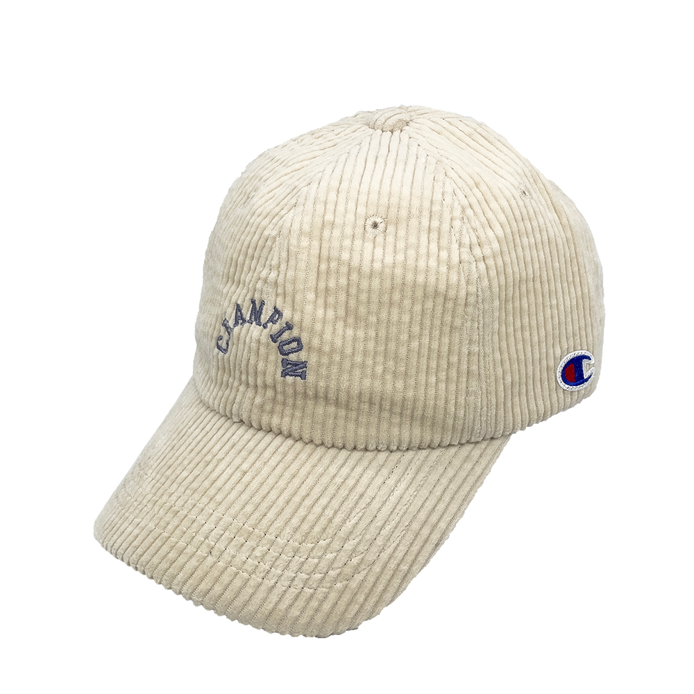 中性-HY日系簡約燈芯絨棒球帽-米白色（381-0124-IVORY）