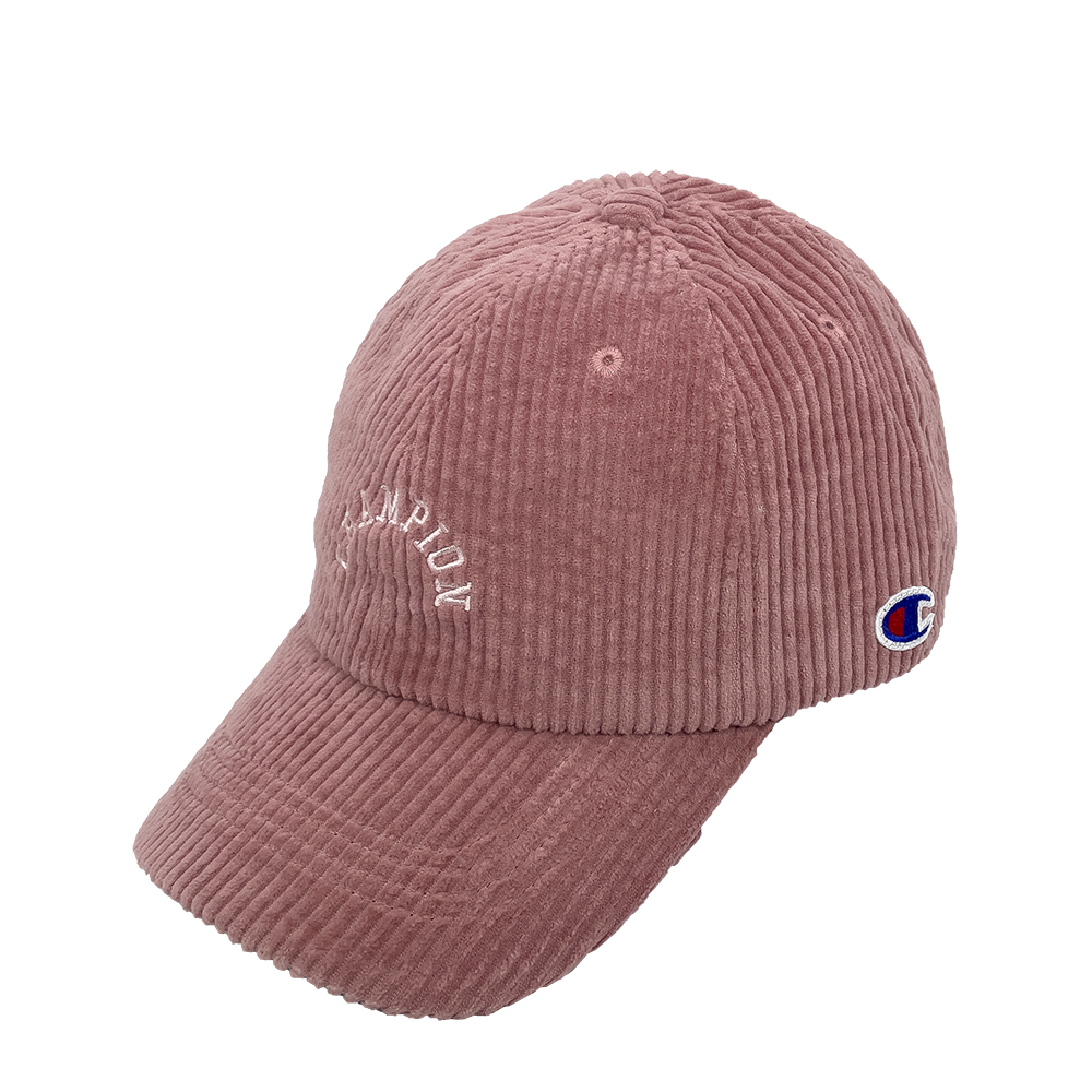 中性-HY日系簡約燈芯絨棒球帽-粉紅色（381-0124-PINK）