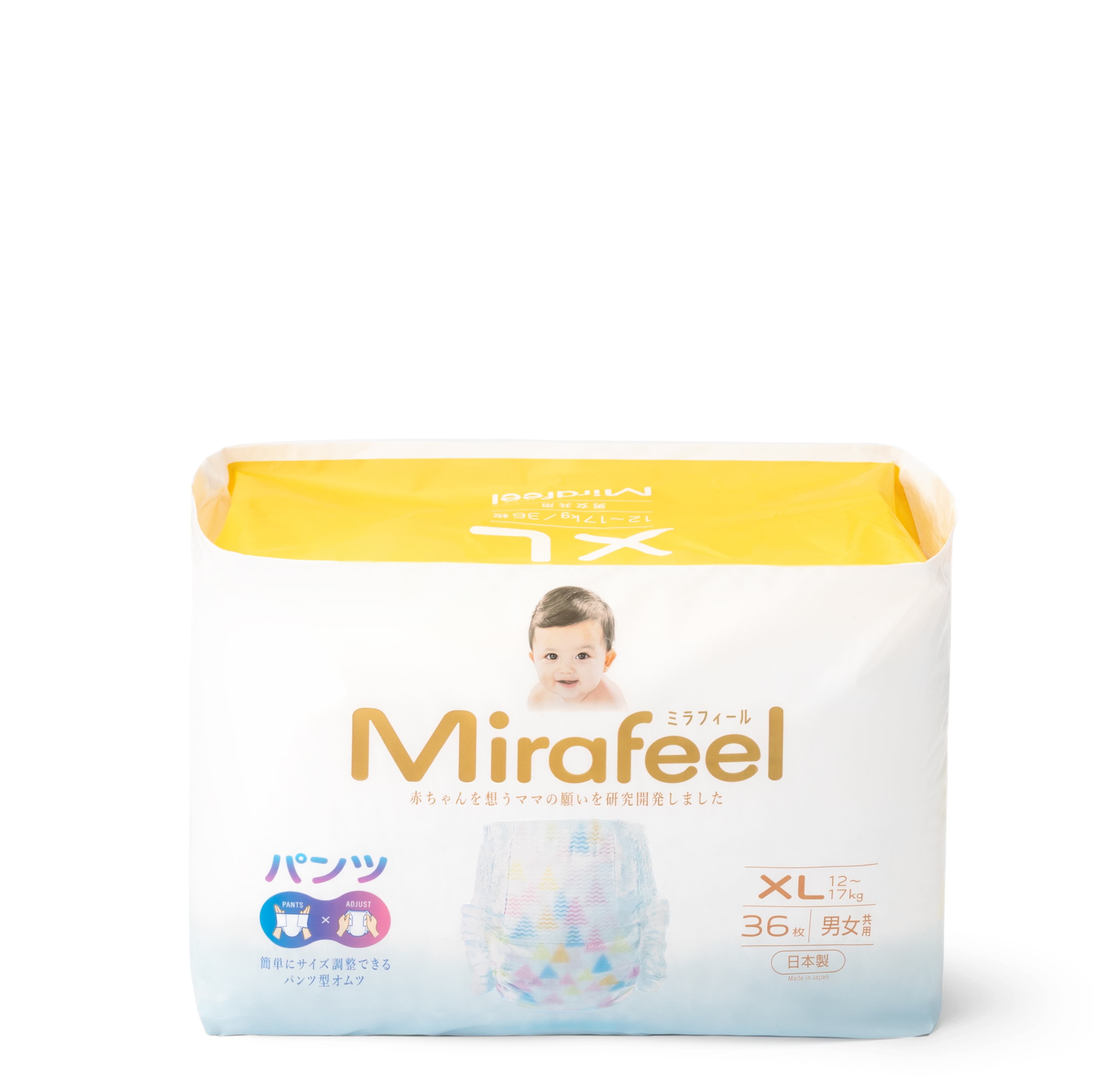Mirafeel 日本製二合一紙尿褲加大碼36片