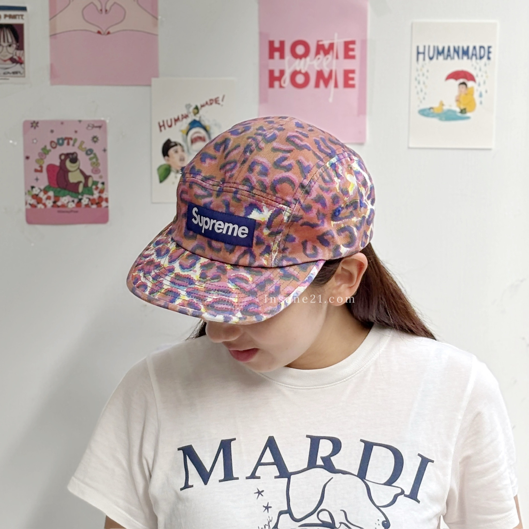 SUPREME 五分割老帽 皮革調節 多色 帽子 日本潮牌