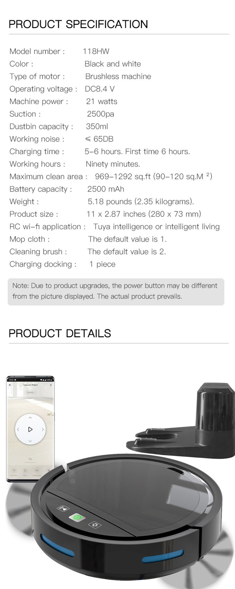 德丹碼 DB302 自動回收充電掃地機器人