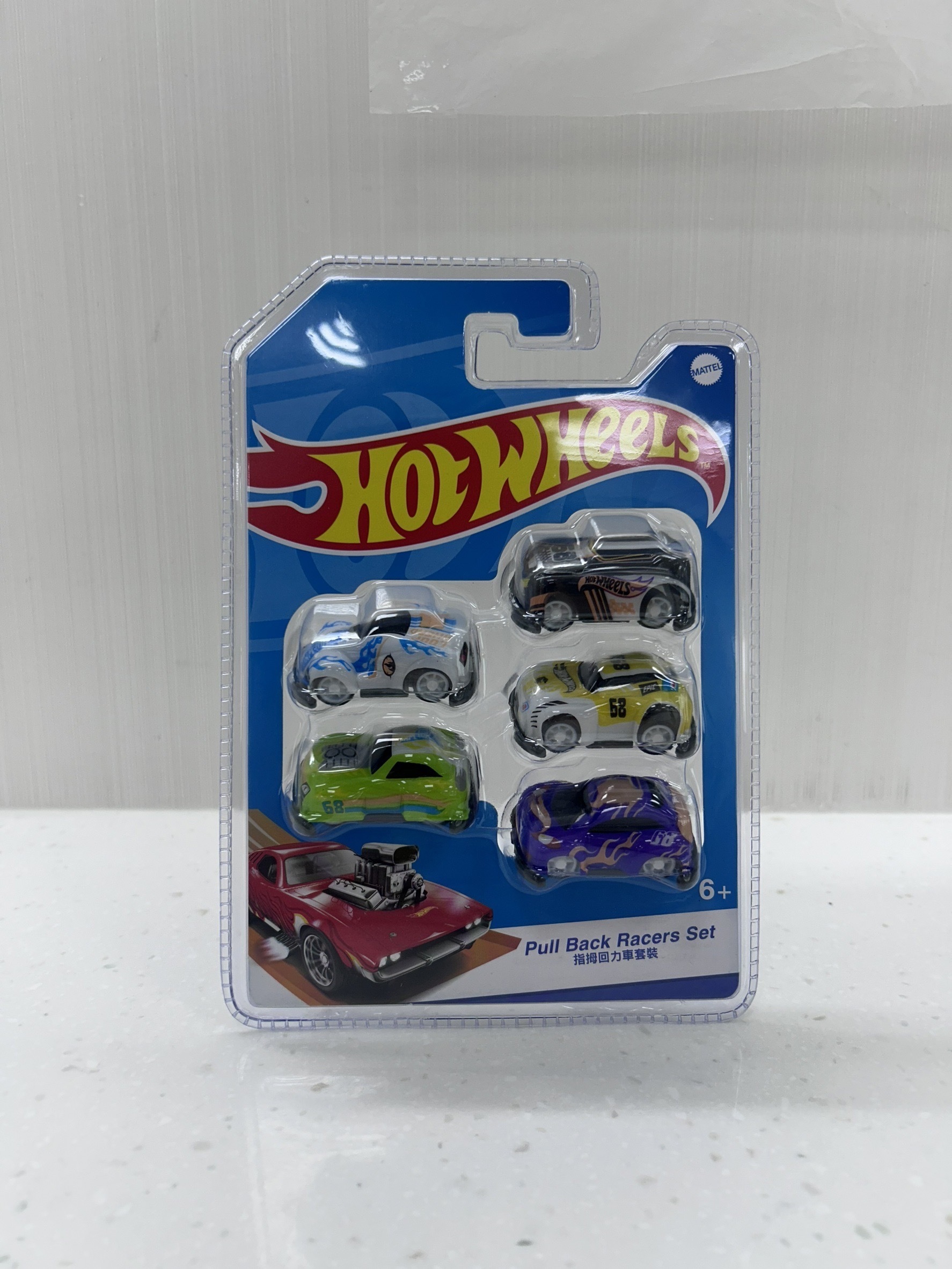 《風火輪Hot Wheels》 風火輪-拇指回力車套裝 (隨機出貨)