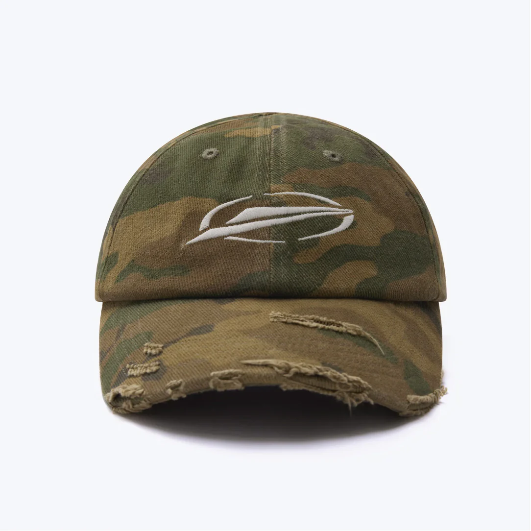 Sense OG Logo Destroy Wash Cap Dull (M24-ACC09) - Jungle Camo