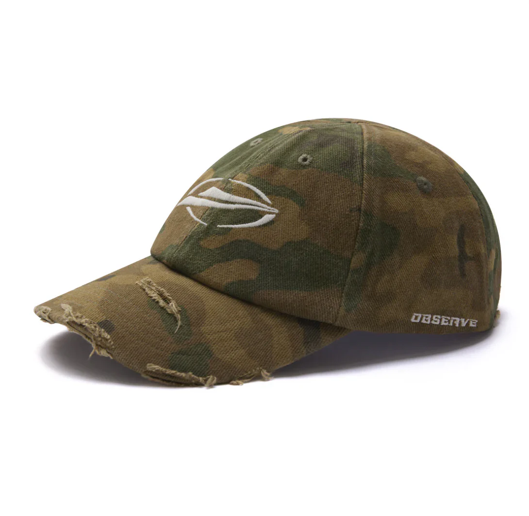 Sense OG Logo Destroy Wash Cap Dull (M24-ACC09) - Jungle Camo
