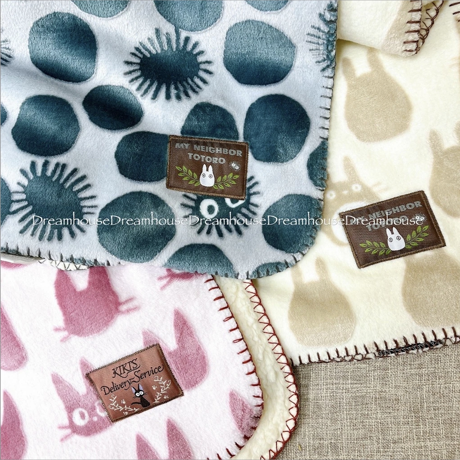 宮崎駿 吉卜力 龍貓 灰塵精靈 毛毯 蓋毯 小毯子 毯子 被子 小被子 棉被