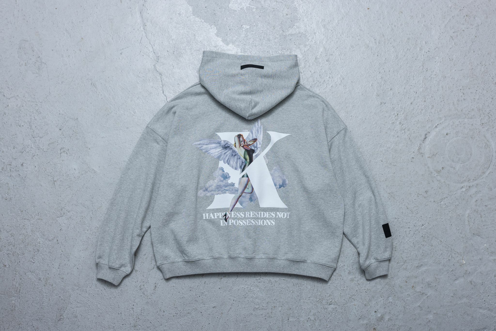 ON SALE " KILLASYSTEM OVER MOON HOODIE (灰色)