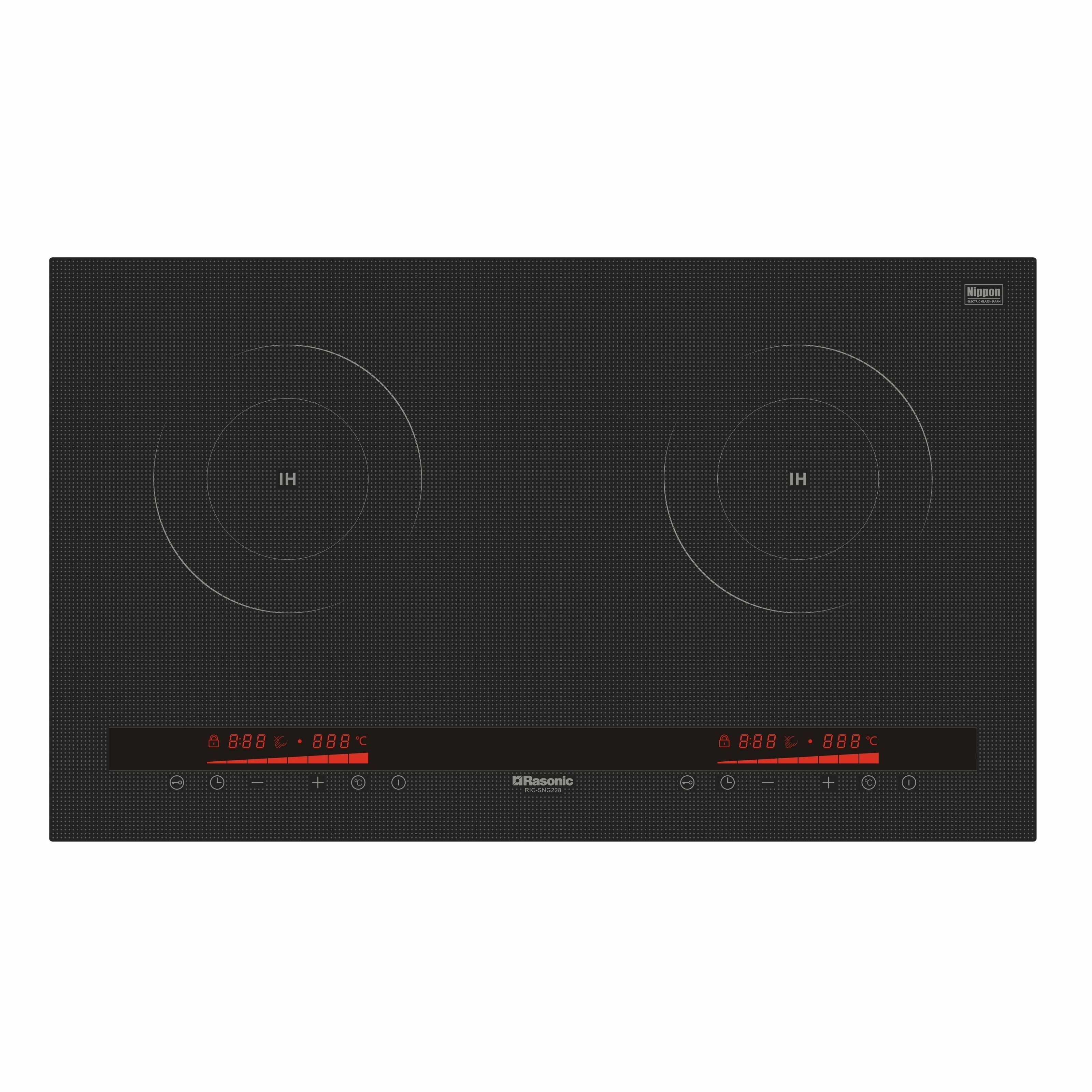 Rasonic 樂信 雙頭電磁爐 RIC-SNG228 (13A , 嵌入/座檯式)