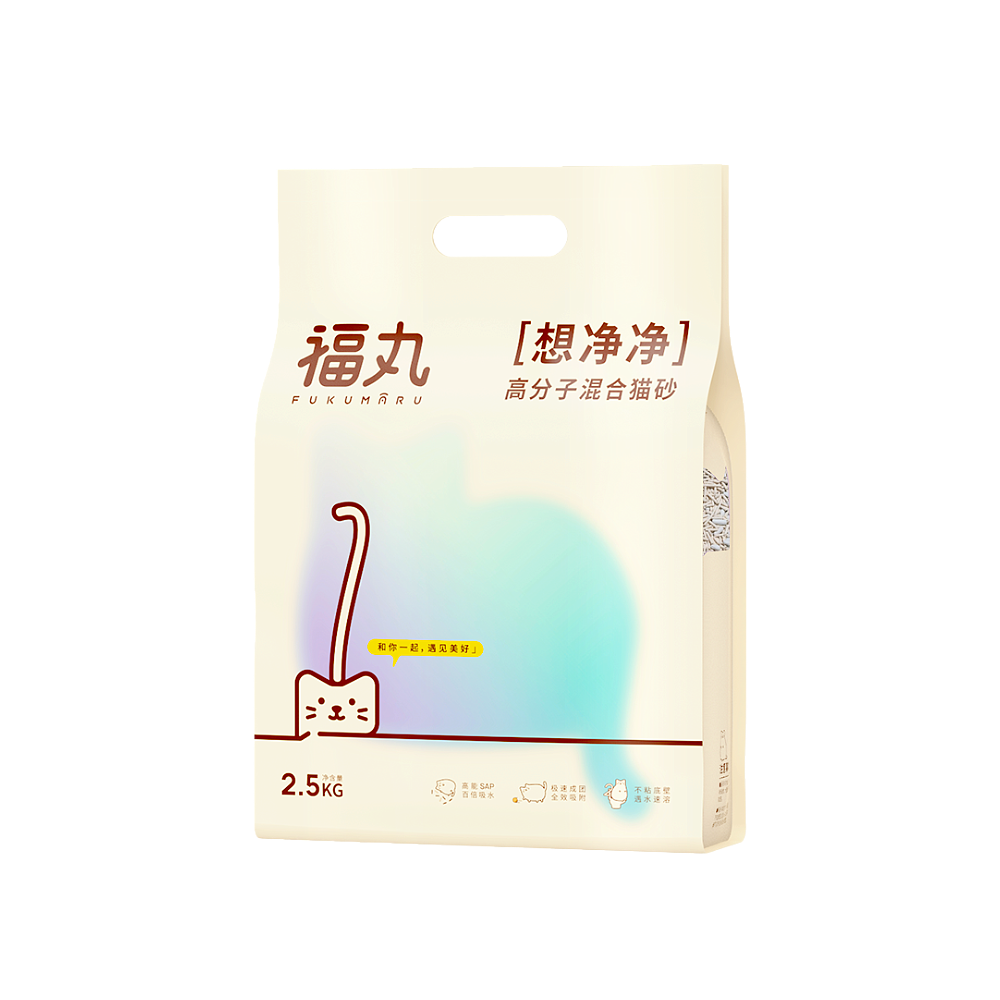 福丸 高分子 豆腐混合貓砂 2.5KG