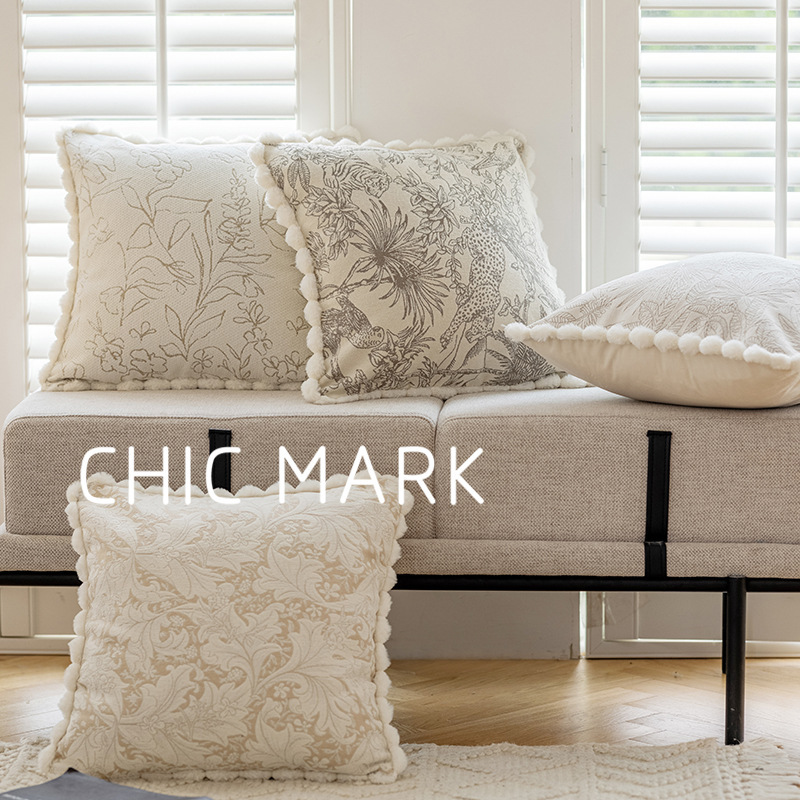 《4996》法式高級宮廷風燕麥色系蓬鬆枕頭(枕套+枕芯)