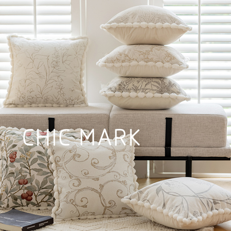 《4996》法式高級宮廷風燕麥色系蓬鬆枕頭(枕套+枕芯)