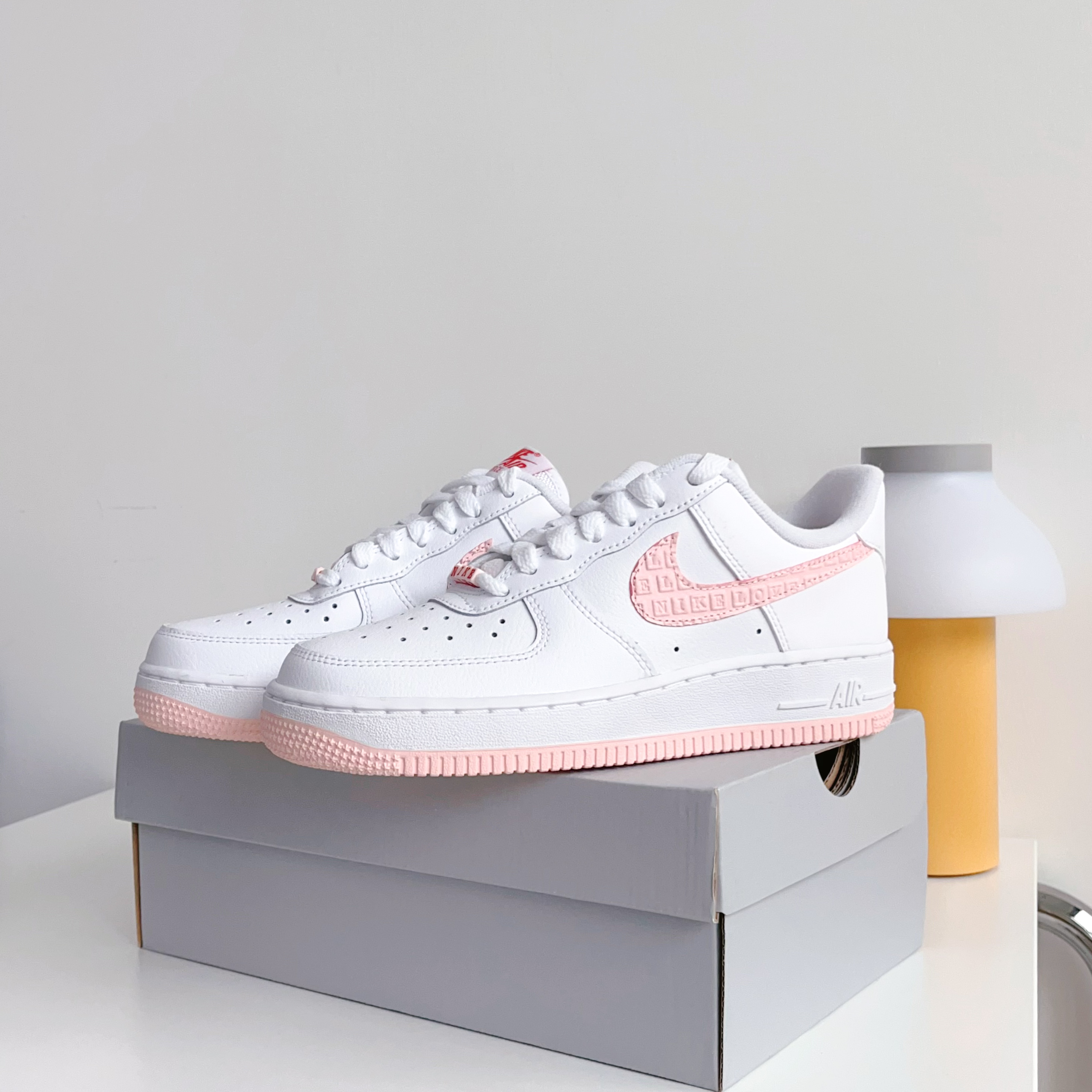 特價現貨┃女鞋 NIKE AIR FORCE 1 Valentine's Day NIKE LOVE 雙鞋扣 情人節 AF1白粉