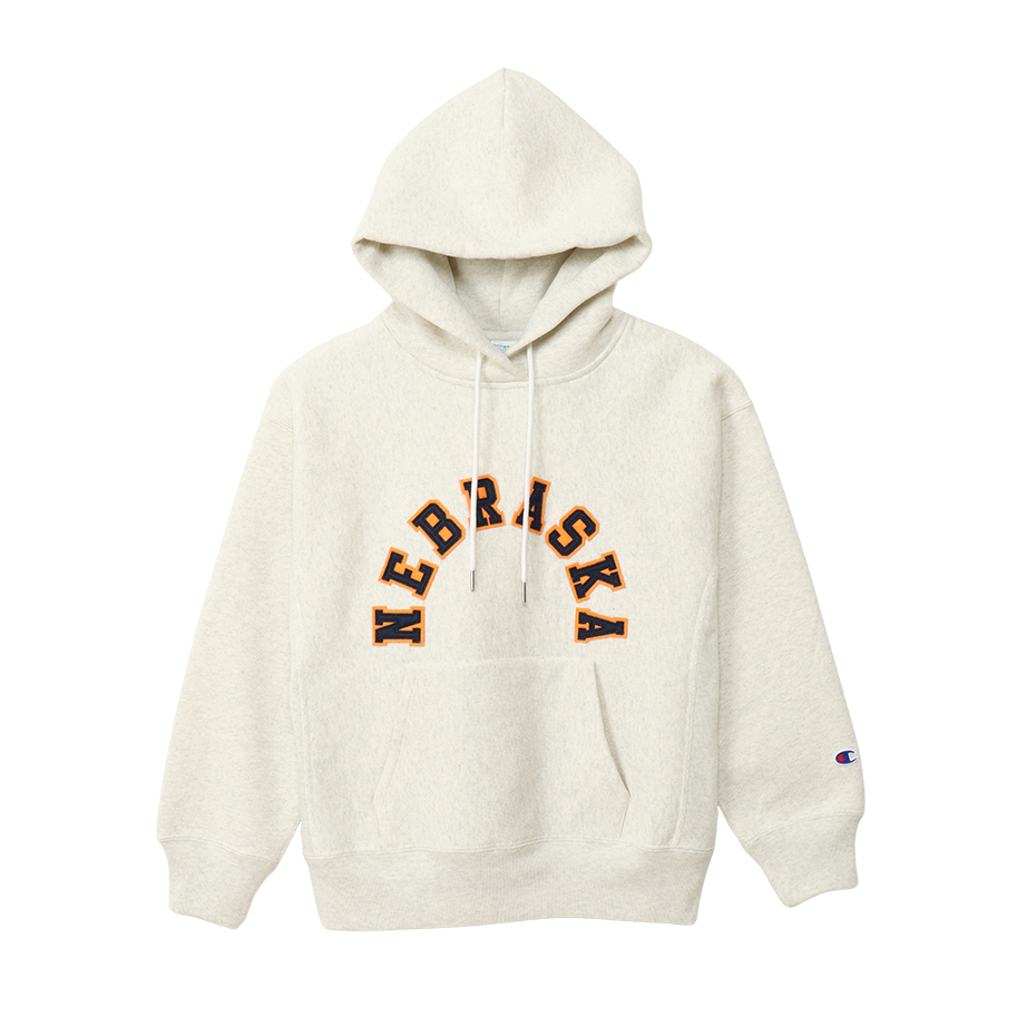 女款 -CASUAL 毛氈貼11.5oz重磅連帽衛衣-米色（CW-A103-810）