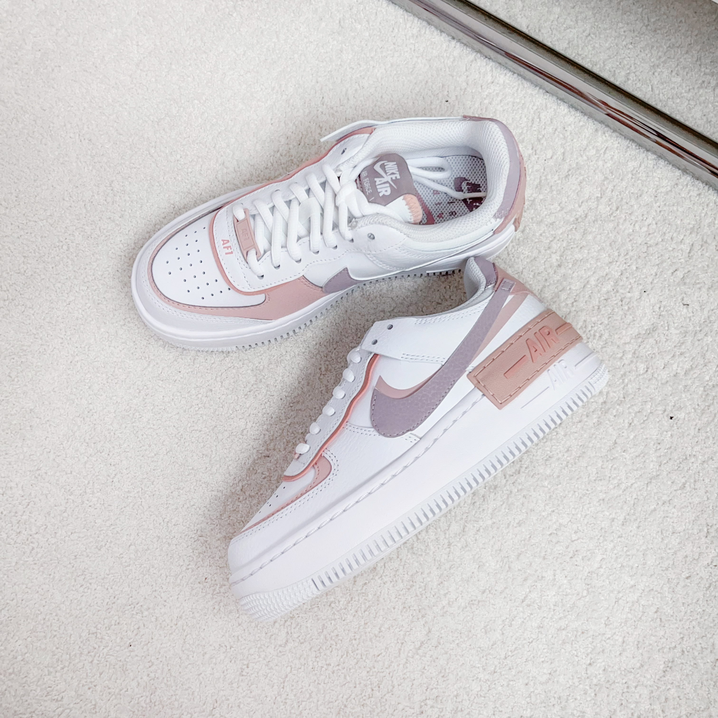 零碼特價┃NIKE AIR FORCE 1 SHADOW 粉紫色 CI0919-113