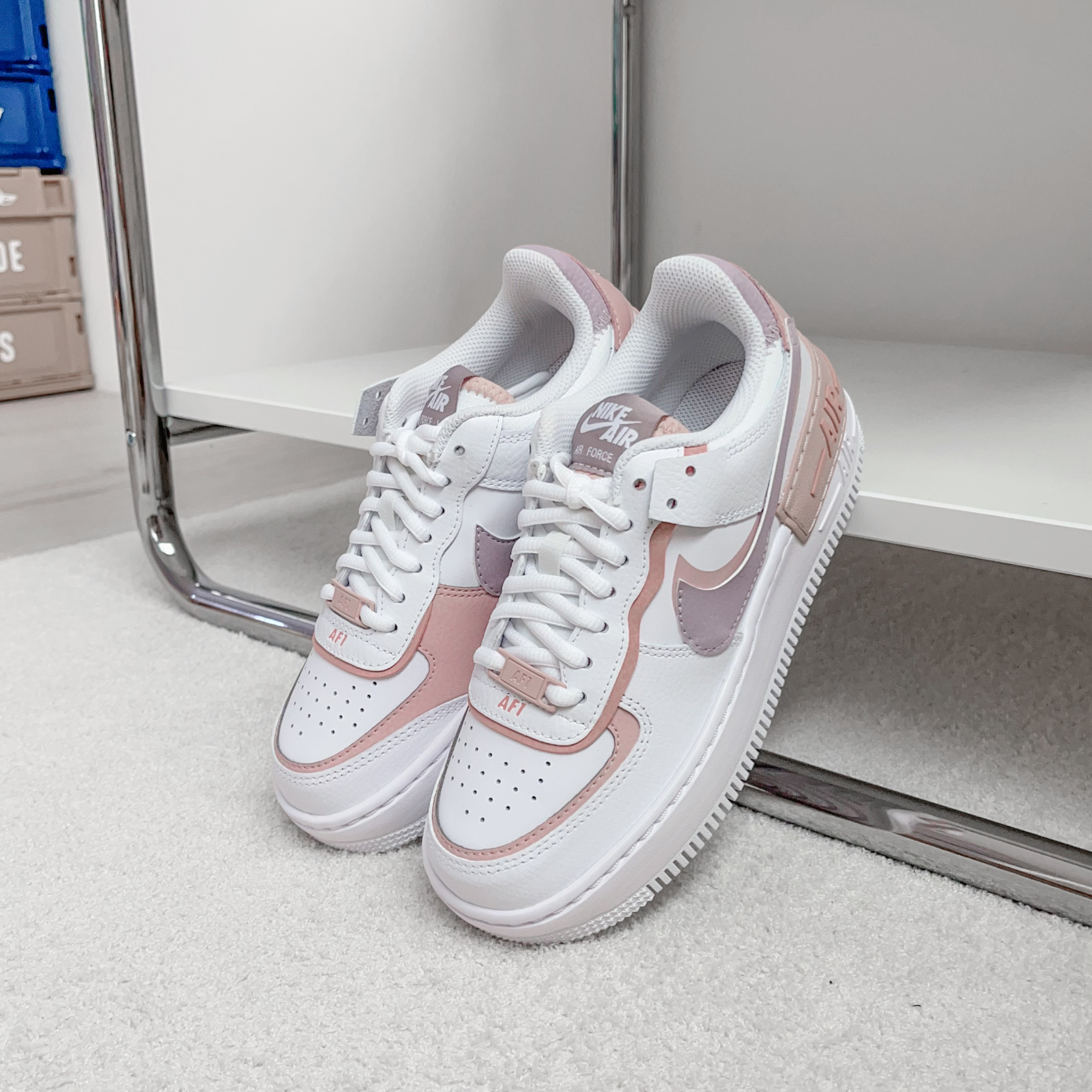 零碼特價┃NIKE AIR FORCE 1 SHADOW 粉紫色 CI0919-113