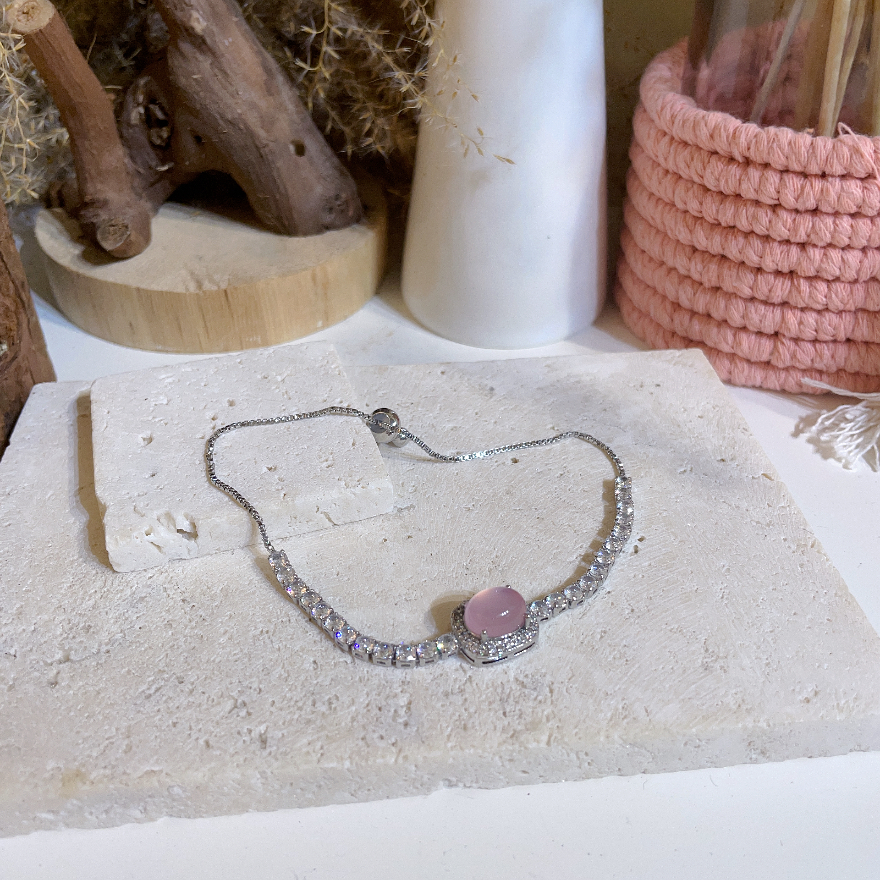 紫玉髓閃閃手鏈（可調節）