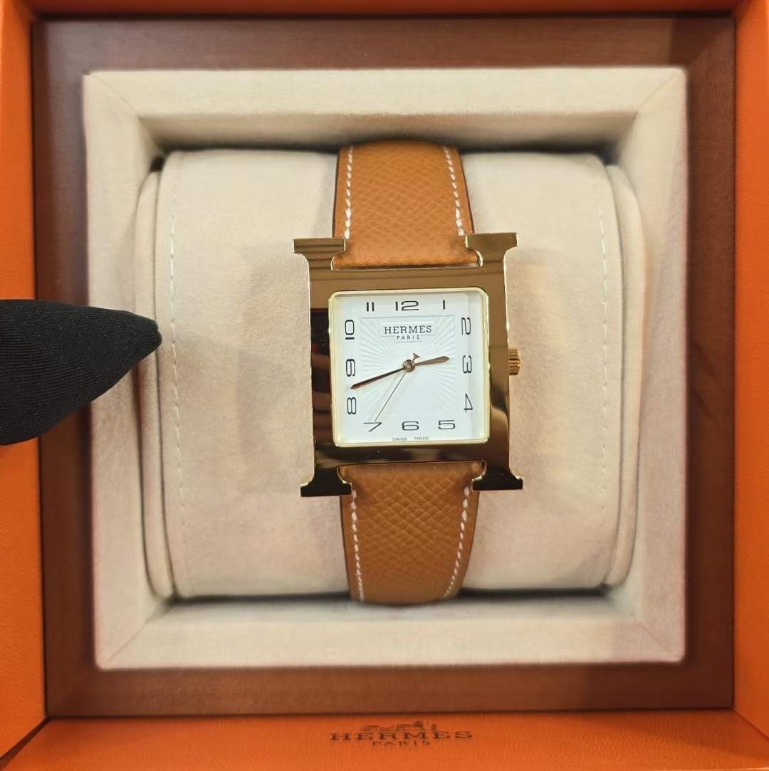 H 焦糖色手錶 -M