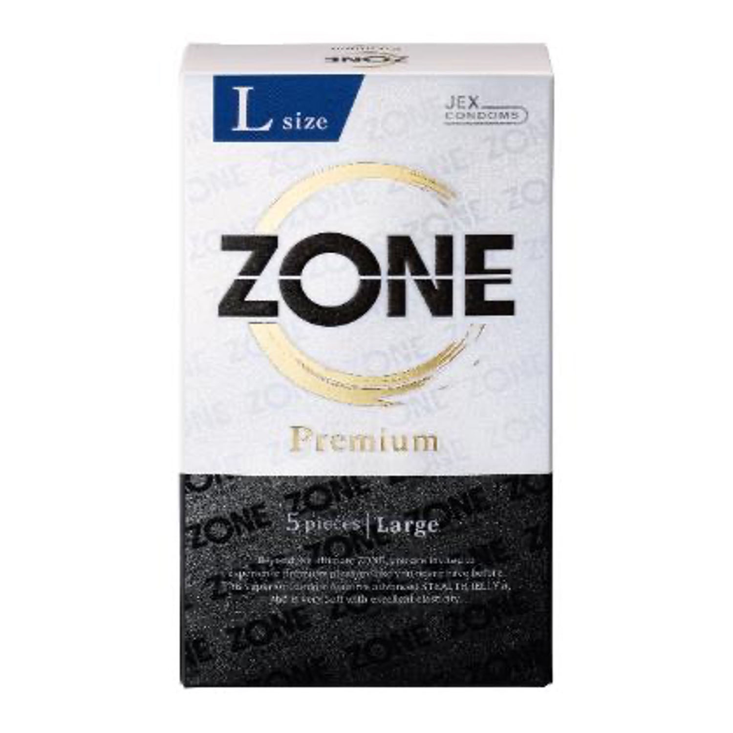 日本ZONE Premium 優質乳膠 大碼安全套 5片裝