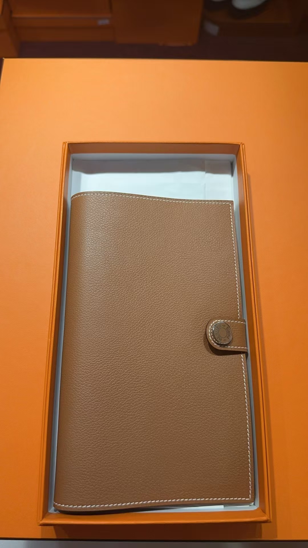 H 焦糖色 皮夾 -M