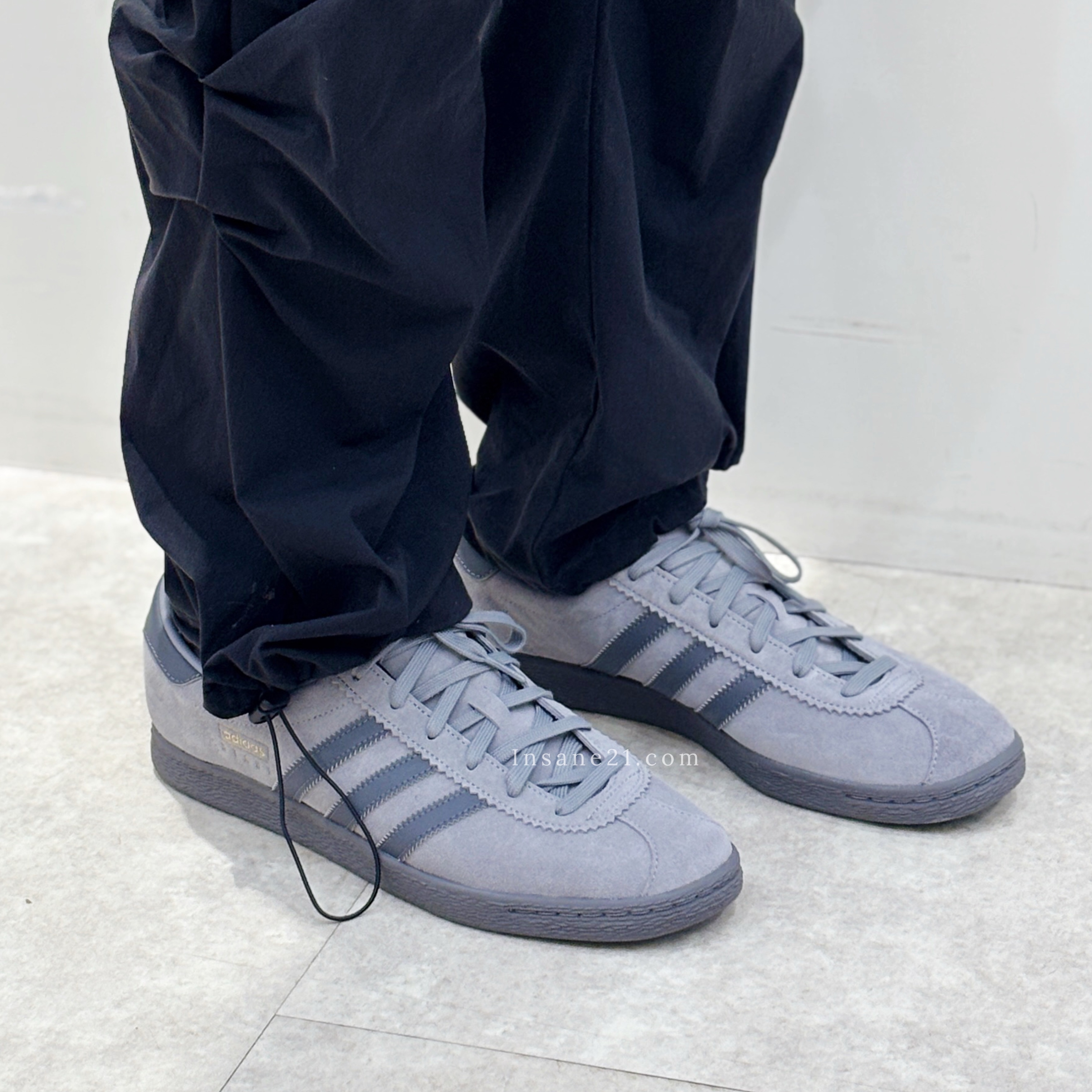 ADIDAS ORIGINALS STADT 炭灰 麂皮 休閒鞋 SAMBA平替款 JI1880