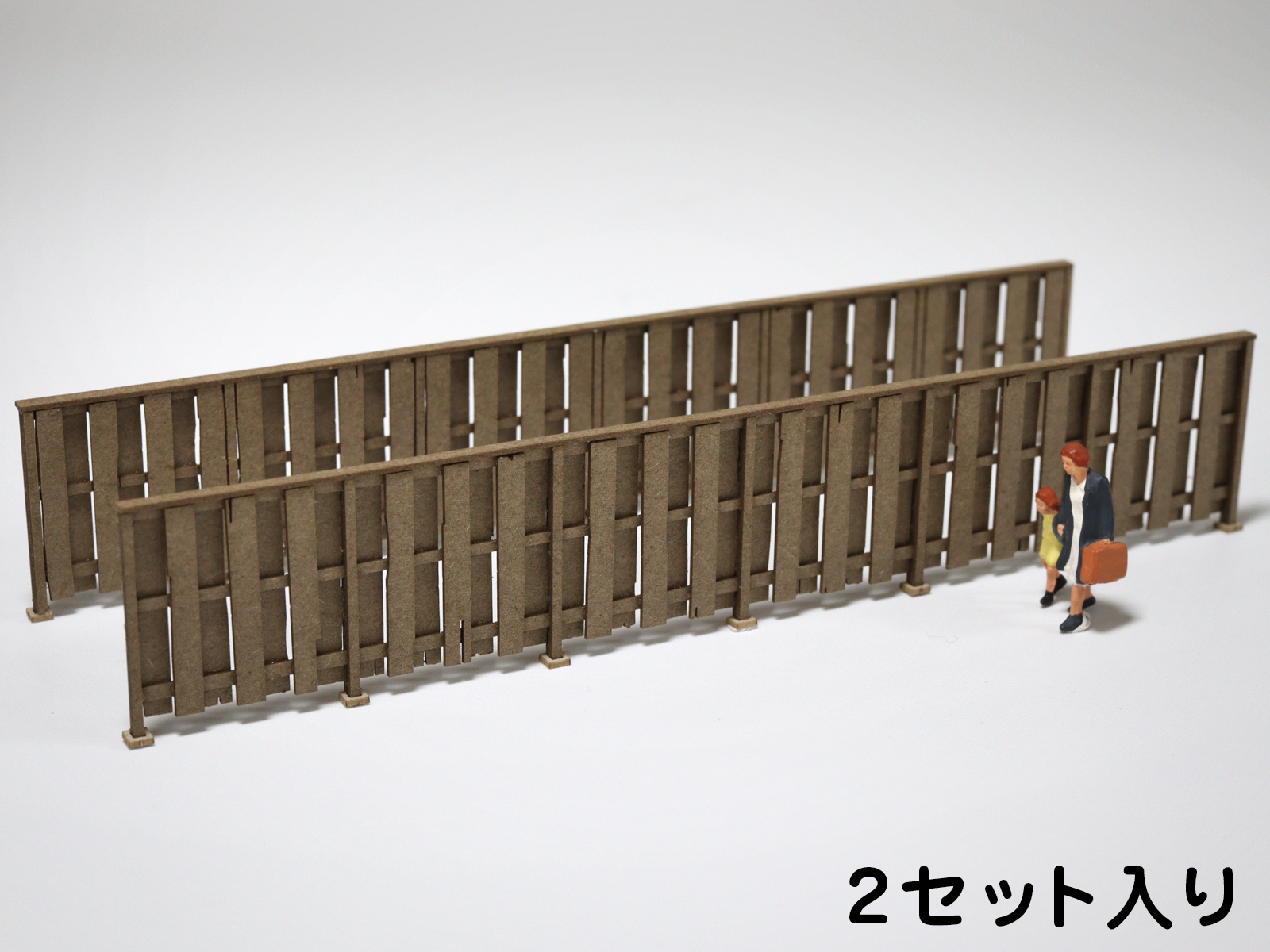 梅桜堂 AC-024-83C 1/83 大和塀圍牆2組（組裝套件）