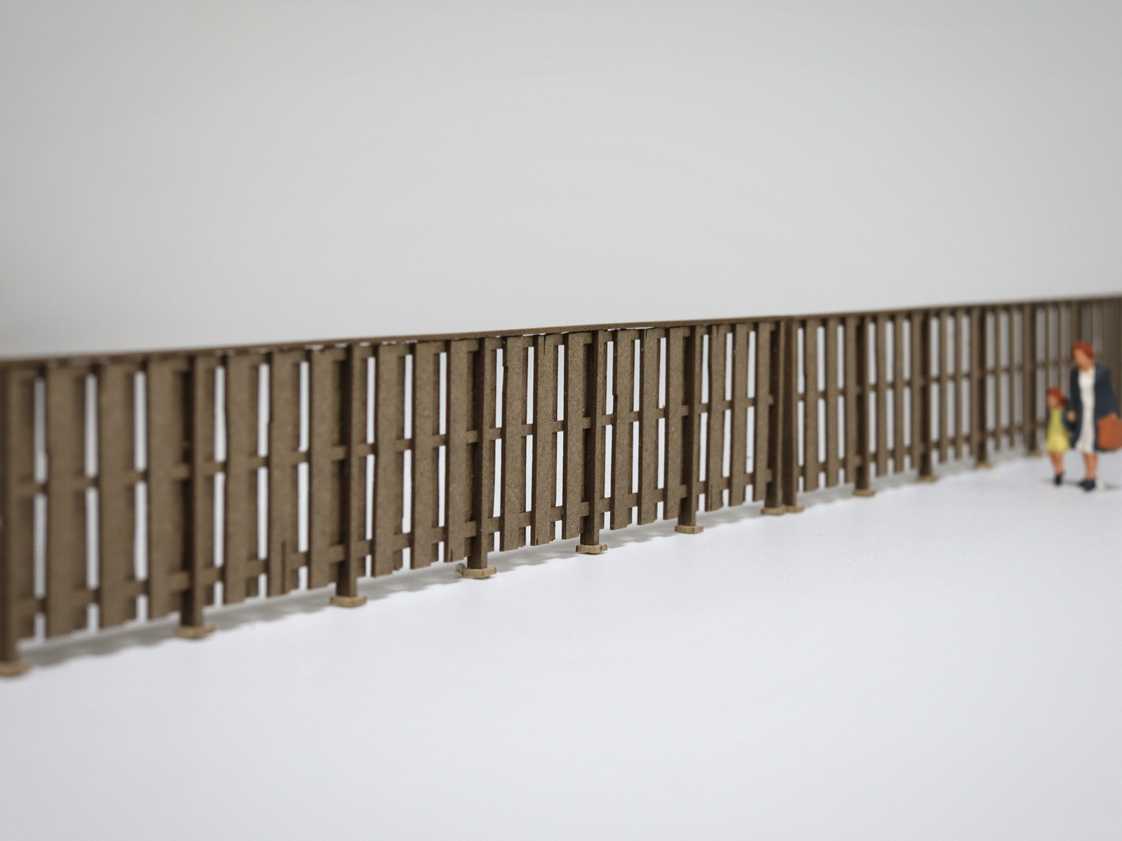 梅桜堂 AC-024-83C 1/83 大和塀圍牆2組（組裝套件）