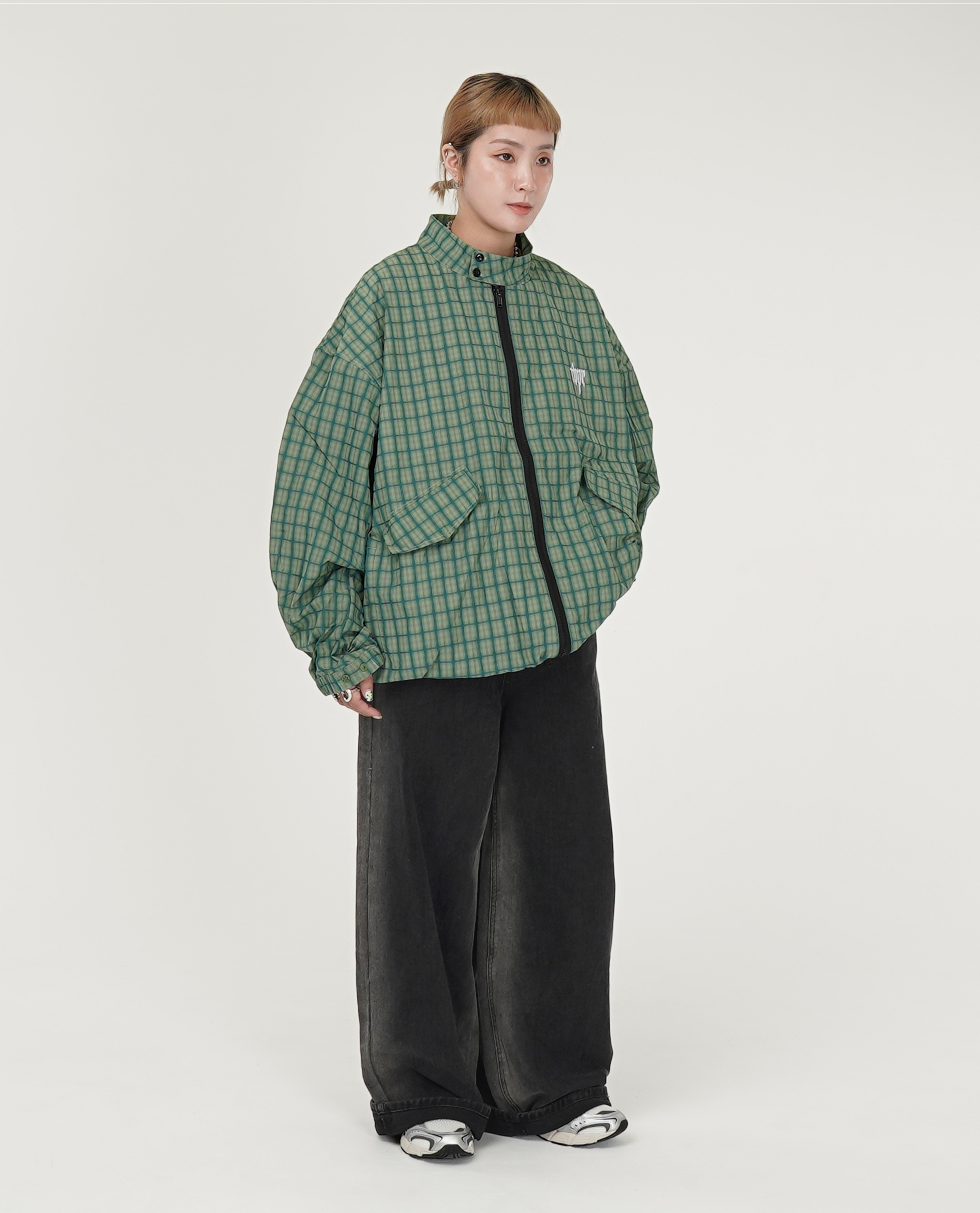 TIGHTBOOTH PLAID LIGHT SWING TOP - 24FW