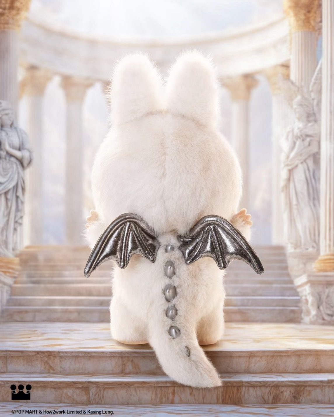 LABUBU Zimomo THE MONSTERS 天使白色大首領大娃58cm
