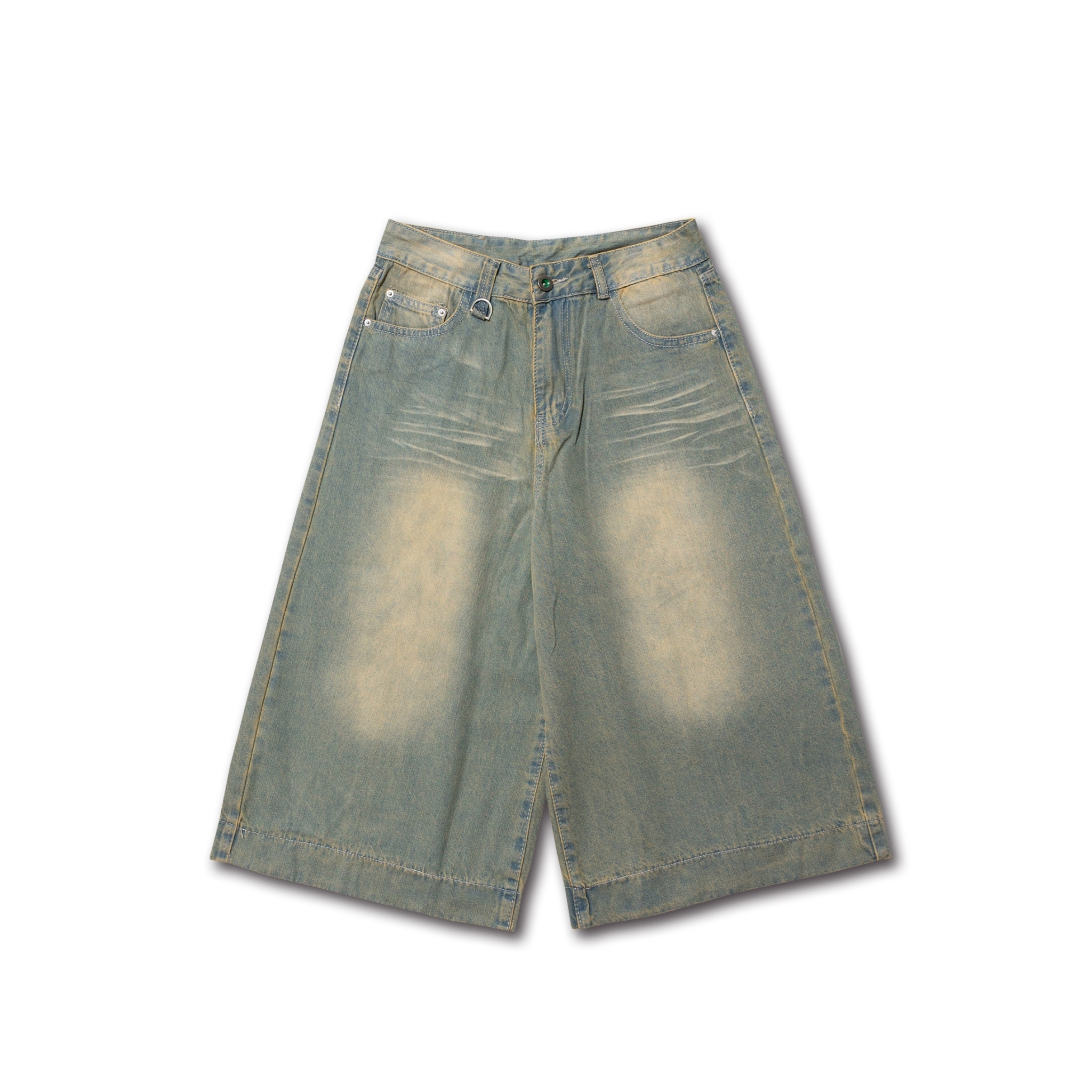 KOREA Odin 貓抓水洗八分褲