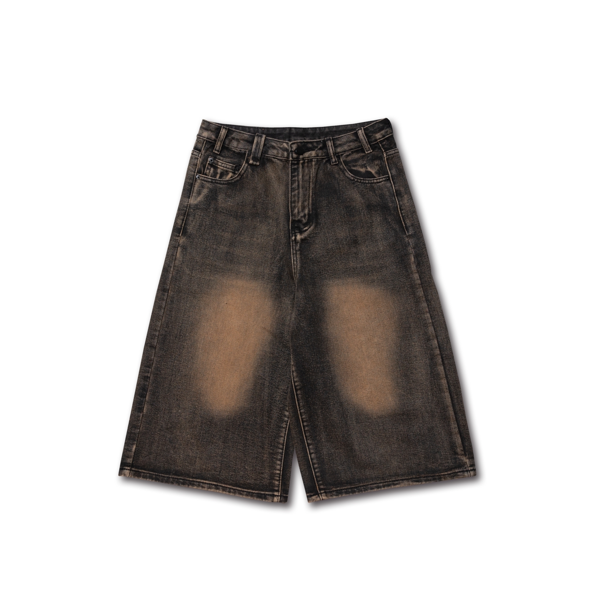 KOREA Odin 貓抓水洗八分褲