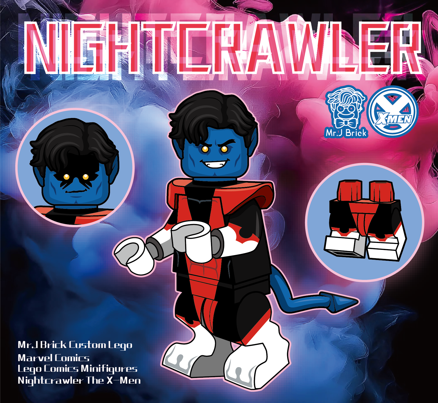 [MrJ][Preorder] X Men - Kurt Wagner [PADprinted]