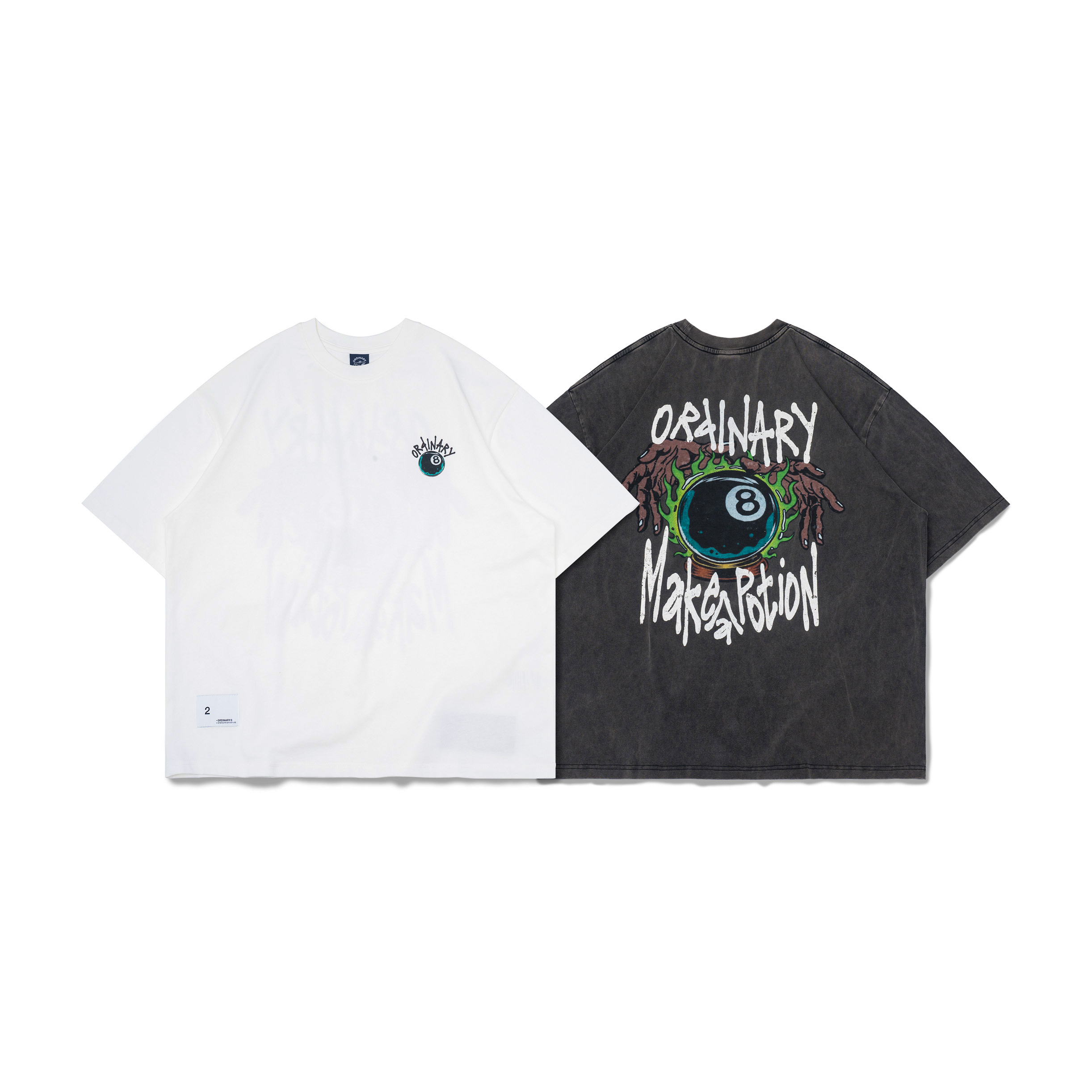 ORDINARY 咒力魔法8號球短TEE