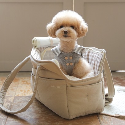 ba&ttang 格紋 2 in 1 肩背外出提袋