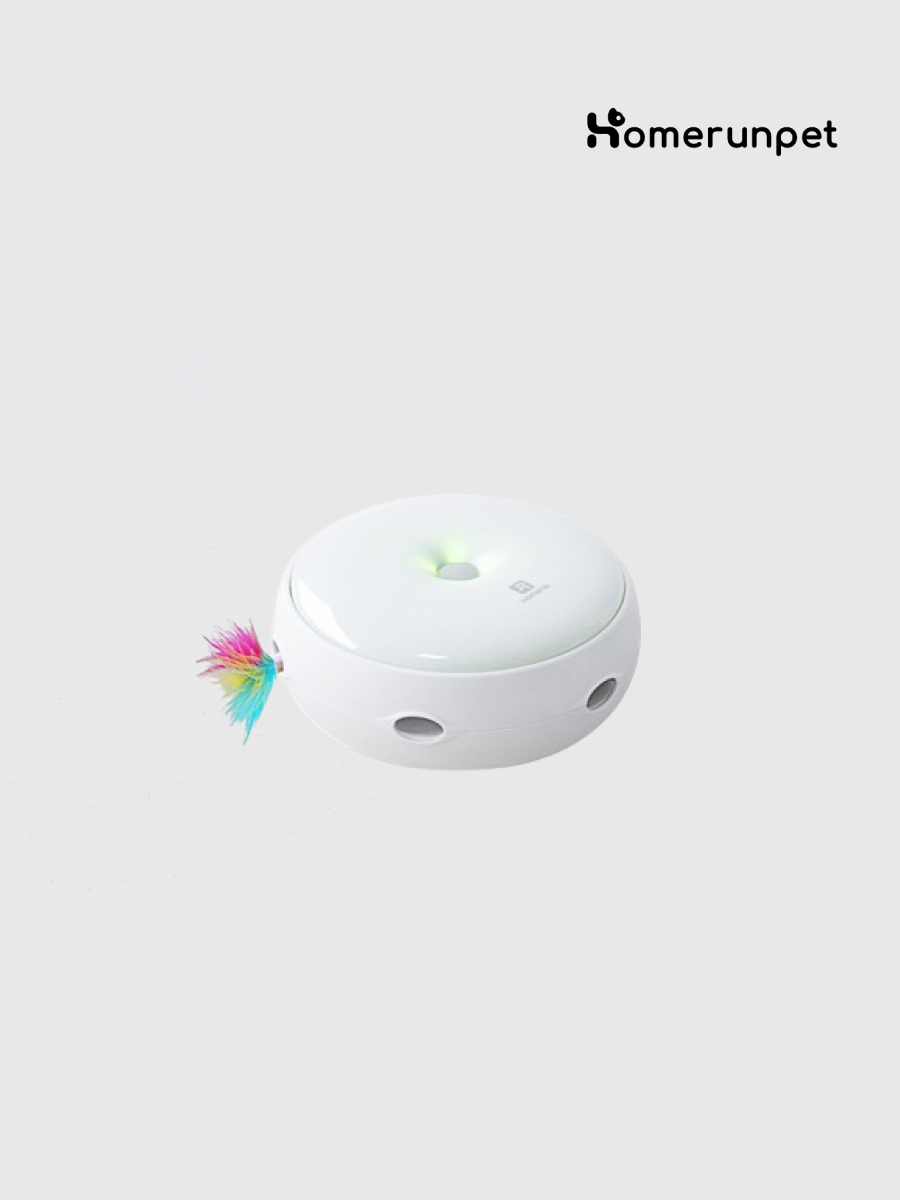 【Homerunpet 霍曼】甜甜圈智能自動逗貓器
