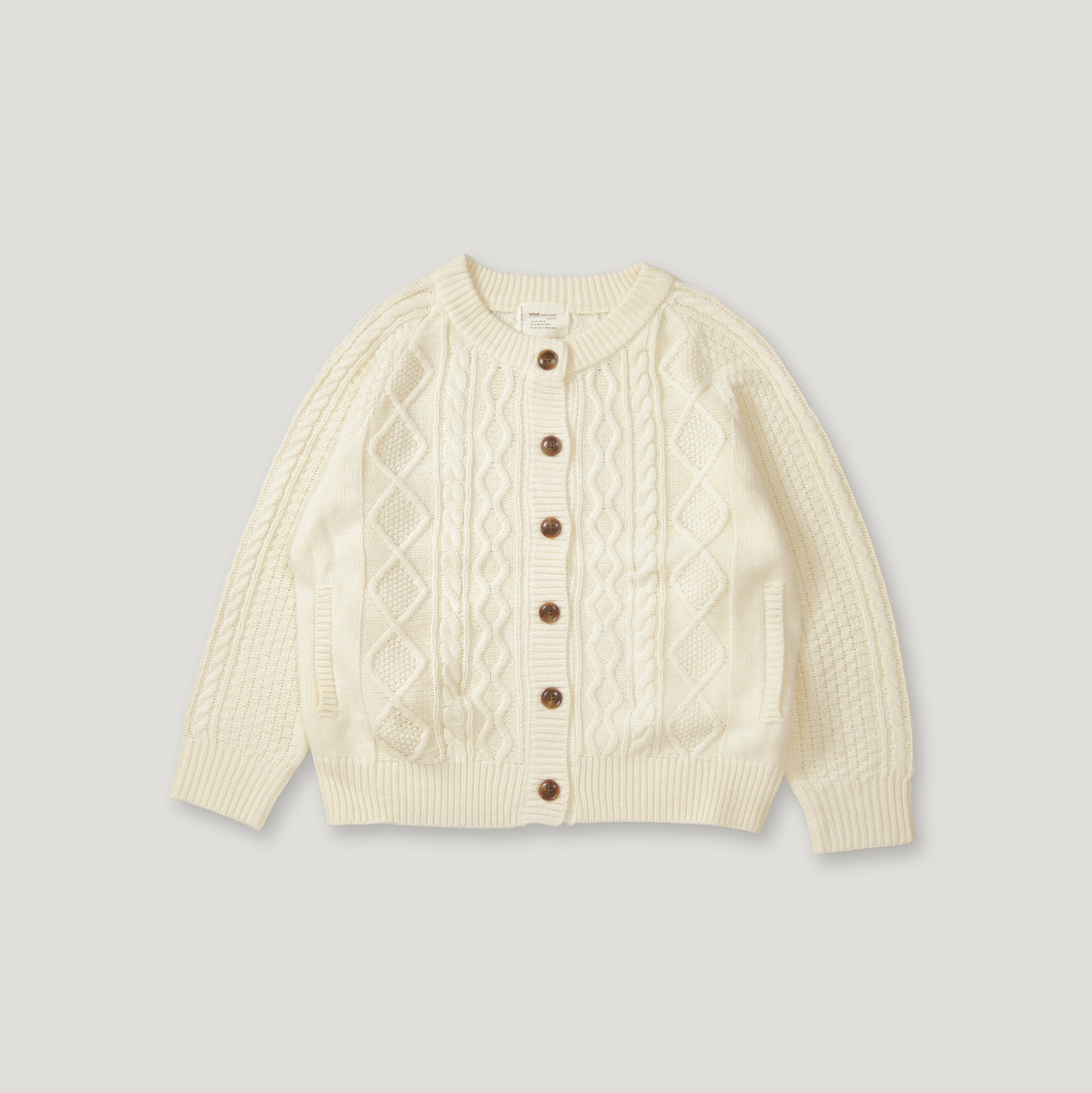 J.P.L. 艾倫織紋羊毛開襟外套 ╭ 2色 ╮