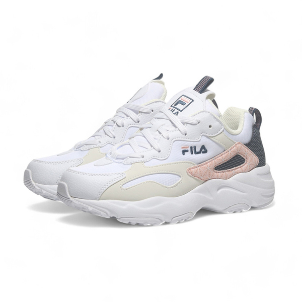 FILA 慢跑鞋 RAY TRACER 白粉藍 復古 老爹鞋 女 4C606Y149