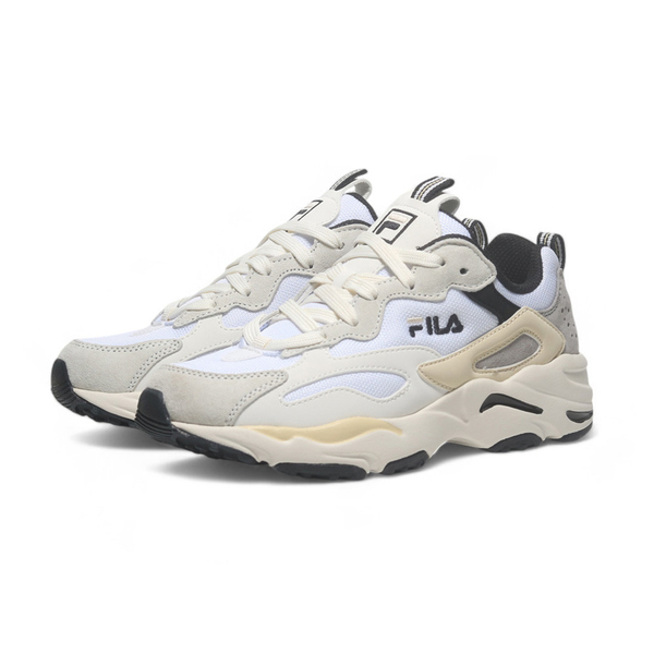 FILA 慢跑鞋 RAY TRACER 白灰 奶油 復古 老爹鞋 女 4C606Y165