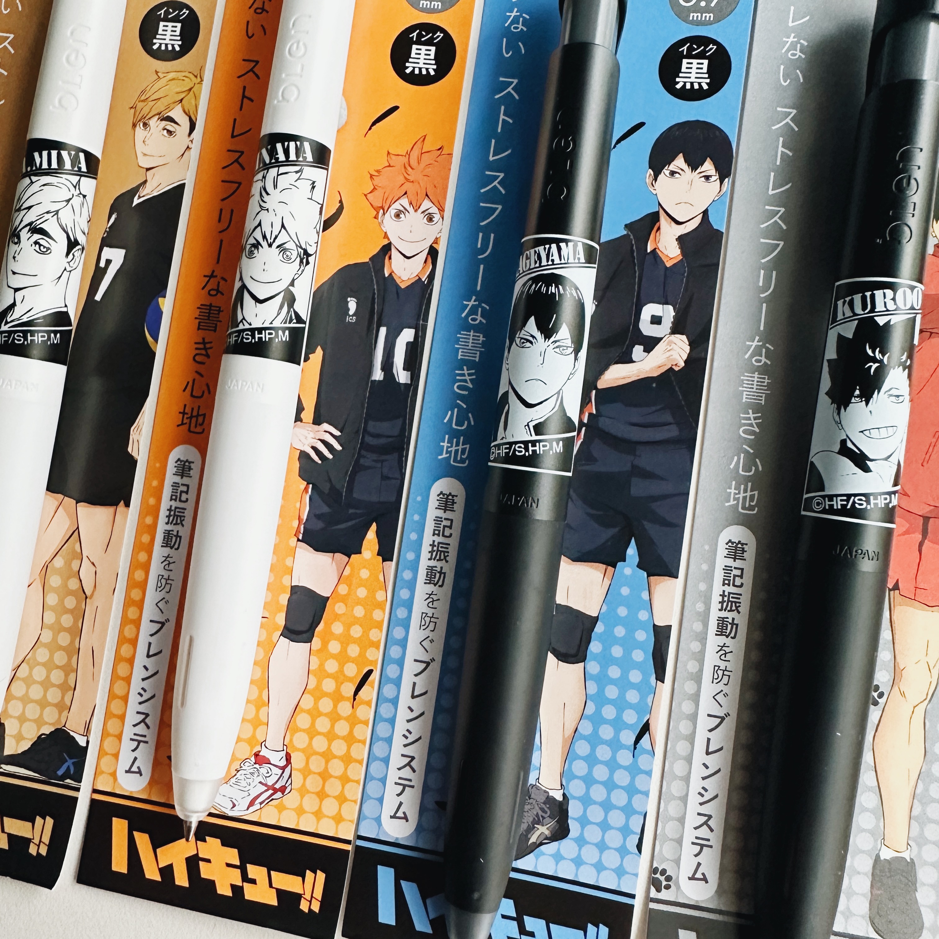 排球少年限定 ZEBRA BLEN 防震原子筆 0.5黑色