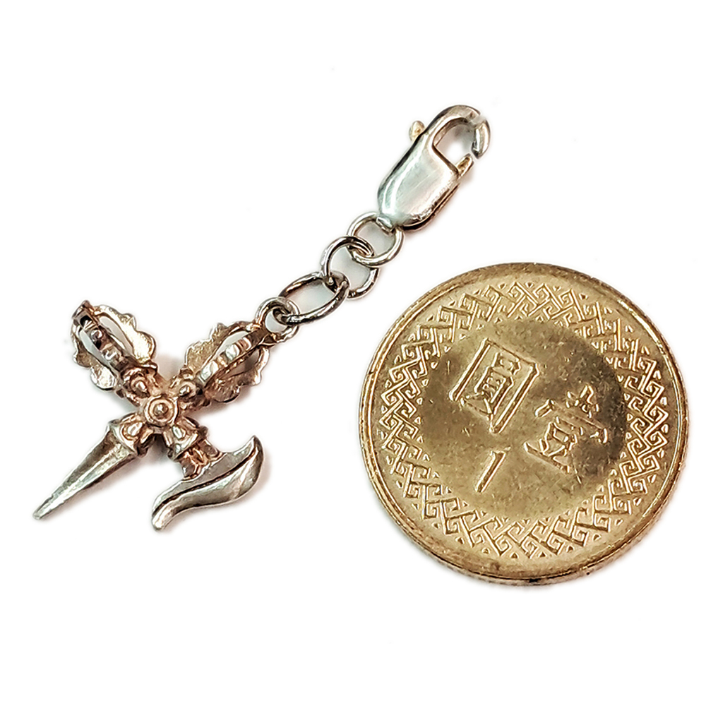 十字蹶{925純銀}念珠夾【十方】148305