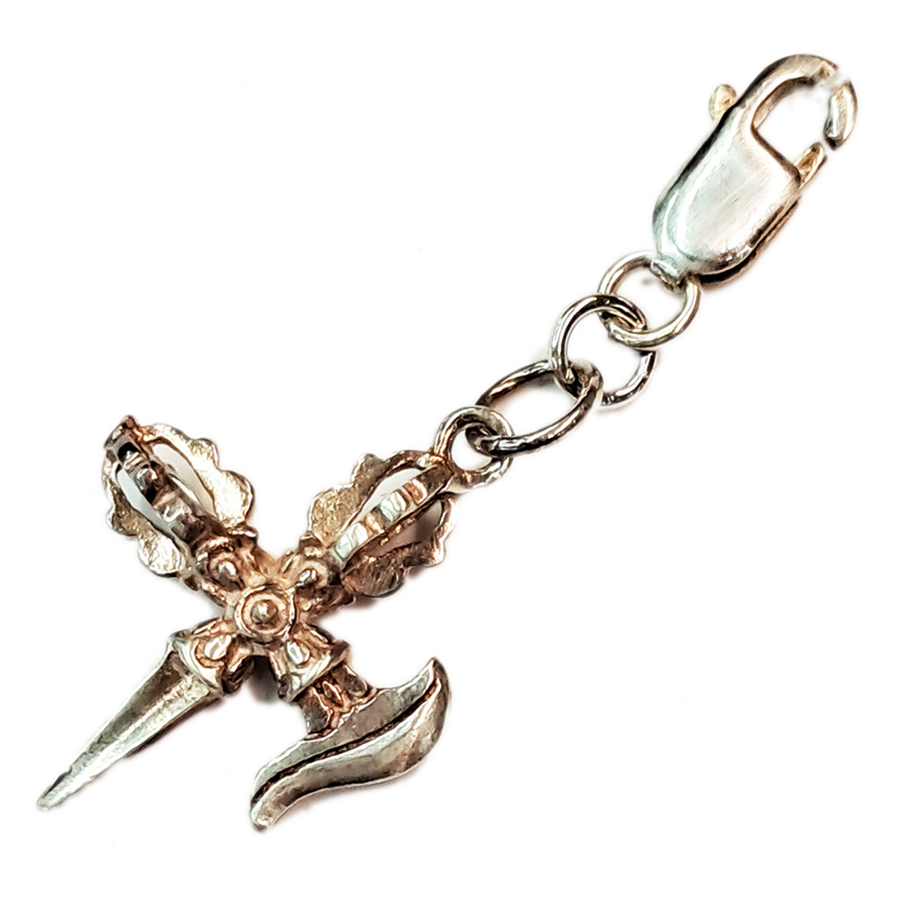 十字蹶{925純銀}念珠夾【十方】148305