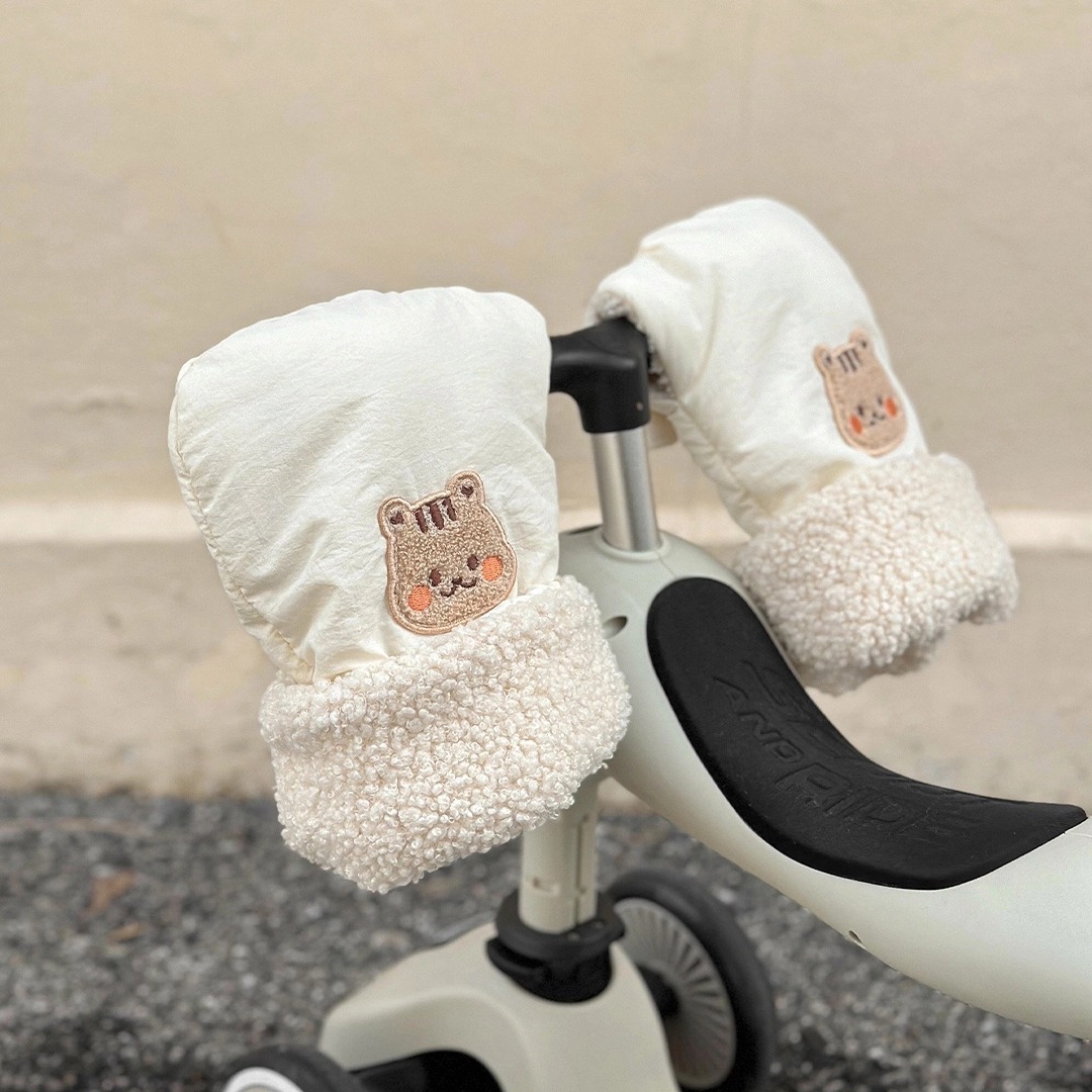 極致保暖系列-寶寶騎車分離式防寒手套