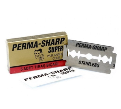 俄羅斯 Perma Sharp 超級不鋼製 刮鬍刀片 *5片