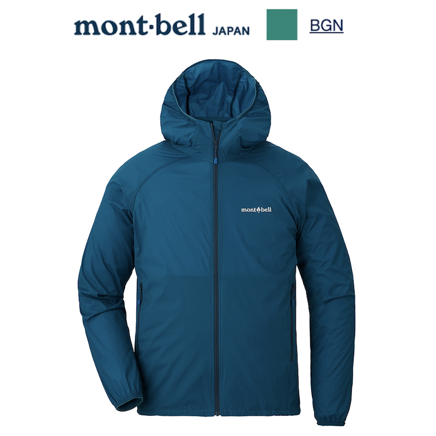 日本 Mont-Bell U.L. Stretch Wind Hooded Jacket Men's 男裝防風外套