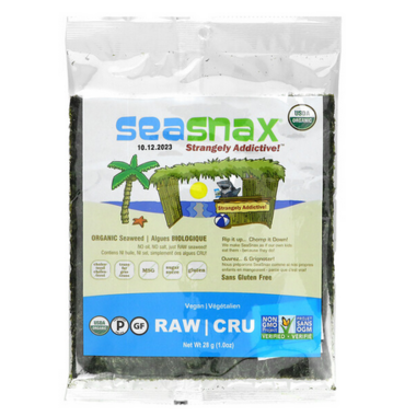 Seasnax 有機原生紫菜 (10片) (最佳食用日期為2027年4月17日)