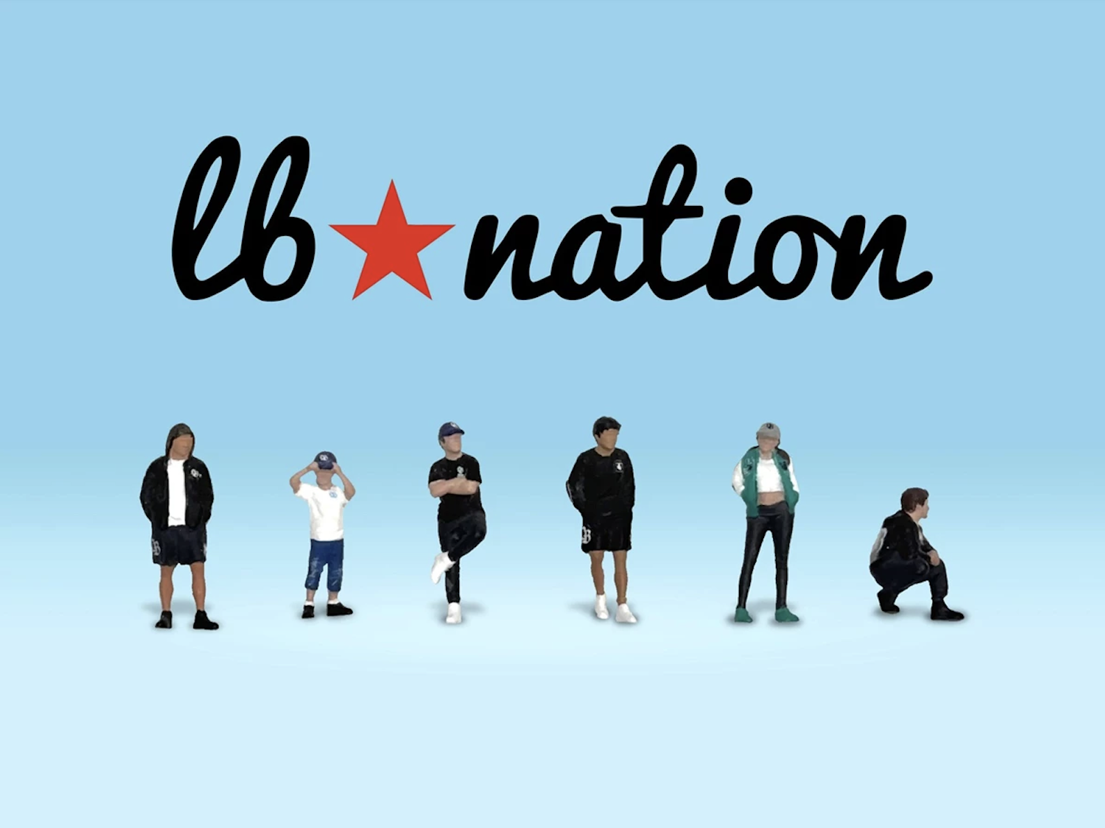 【預訂】American Diorama 1:64 Figure Set: The LB Nation (Set of 6 figures, total 26 decals altogether)