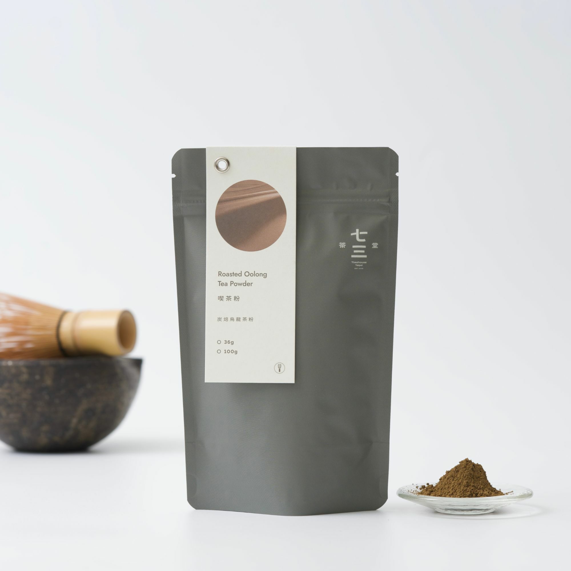 喫茶粉（抹茶等級的台灣茶粉）－炭焙烏龍丨七三茶堂7teahouse