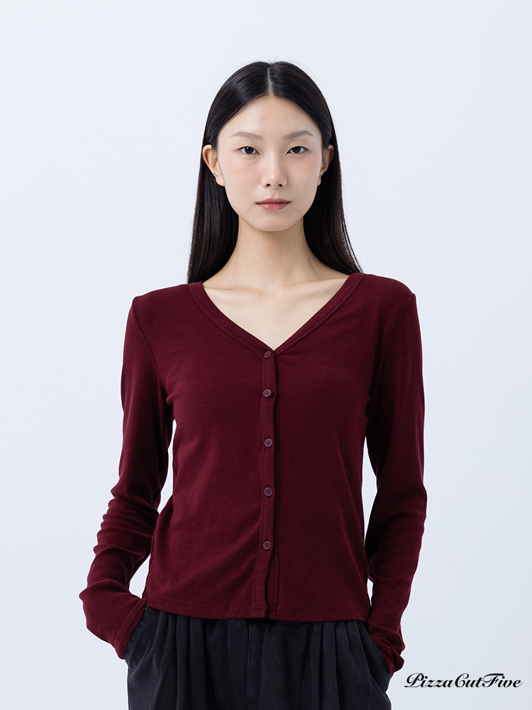 [SALE]V領百搭外套/上衣 PizzaCutFive PCF243415025