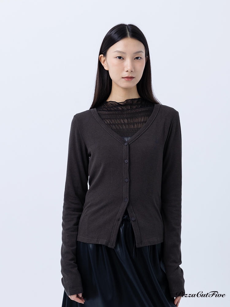 [SALE]V領百搭外套/上衣 PizzaCutFive PCF243415025